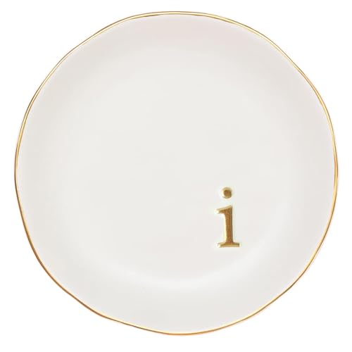 COLLECTIVE HOME Ceramic Jewelry Tray, Trinket Dish, Gifts for Women (I) - color: I