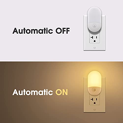 L LOHAS LED Night Lights Plug into Wall, [2 Pack] LED Dimmable Night Light - color: Soft White, size: 2 Count (Pack of 1)