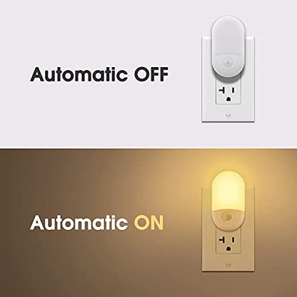 L LOHAS LED Night Lights Plug into Wall, [2 Pack] LED Dimmable Night Light - color: Soft White, size: 2 Count (Pack of 1)
