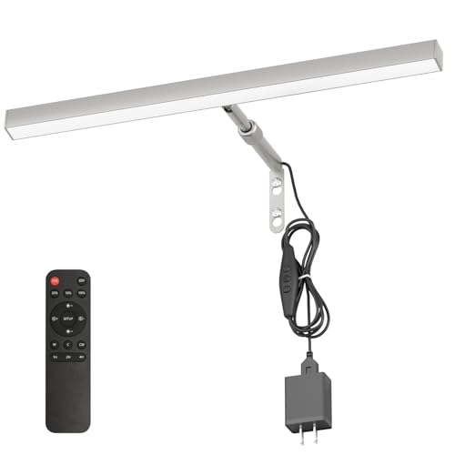 16" LED Picture Light Plug in, 5W Nickel Art Light - color: Nickel, size: 16 inch