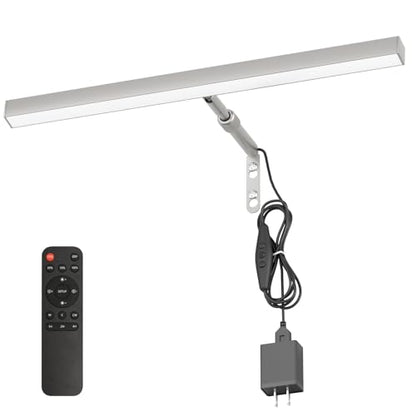 16" LED Picture Light Plug in, 5W Nickel Art Light - color: Nickel, size: 16 inch