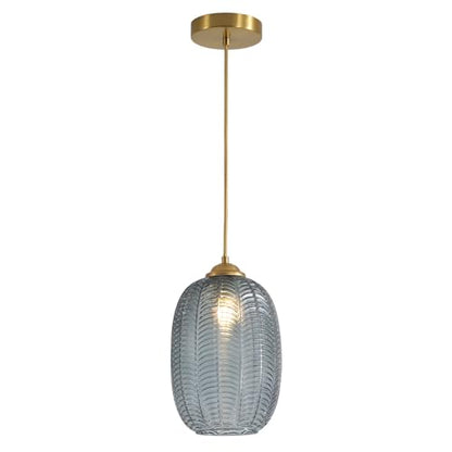 KCO Lighting Smoked Glass Globe Pendant Light Antique Gold Pendant Lights Nordic Blown Glass Pendant Light Single Hanging Light Fixture Mid Century Modern Entry Lighting - color: 15cm-Smoke Gray