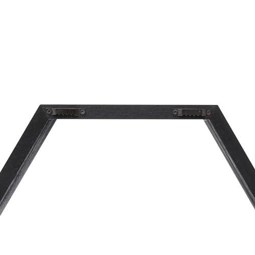 WONFUlity Hexagon Floating Shelves, Hexagonal Shelf Wall Mounted Storage - color: Black, size: 5PC
