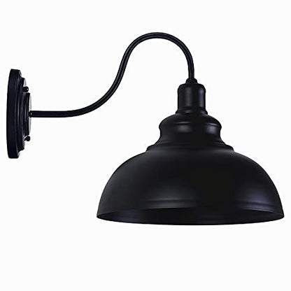 Lightess Wall Sconce with Switch,Black Hardwired Indoor Dimmable Wall Light - color: Black Hardwired