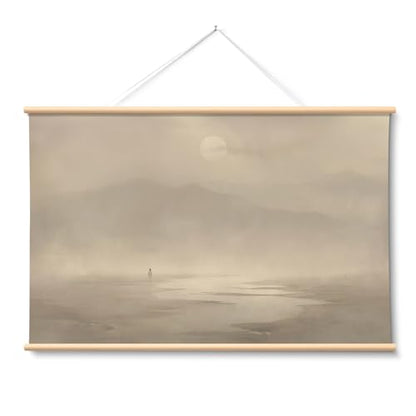 HUARCEY Extra Large Jesus Wall Art 36x54 Inch Christian Scroll Wall Hanging - color: Jesus' guidance, size: 54"L x 36"W