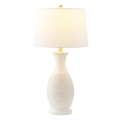 SAFAVIEH Bentlee Table Lamp Set of 2, 30" Coastal Bone TBL4131B-SET2 - color: Bone
