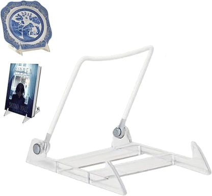 KINGDOM SOLUTIONS - 3.5" White Acrylic Display Stand Made in USA - 36 Pack - color: Acrylic White, size: 3.5" (36-pack)