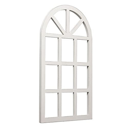 Sintosin Farmhouse Window Frame Wall Decor Living Room 36" x 20"