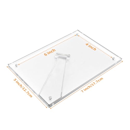 4x6 Acrylic Picture Frame 3 Pack - size: 4X6"-3Pack
