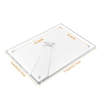 4x6 Acrylic Picture Frame 3 Pack - size: 4X6"-3Pack