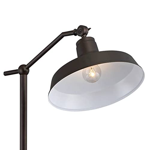 360 Lighting Kayne 61" Tall Bronze Downbridge Floor Lamp with USB Dimmer - color: Bronze - USB Dimmer Included