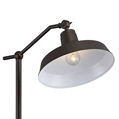 360 Lighting Kayne 61" Tall Bronze Downbridge Floor Lamp with USB Dimmer - color: Bronze - USB Dimmer Included