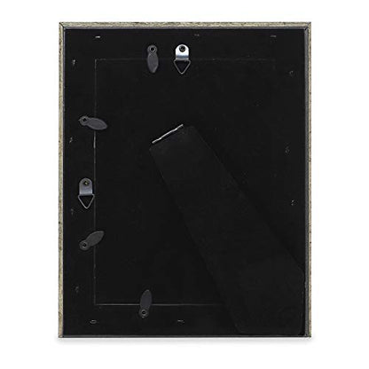 Laura Ashley 5x7 Silver Beveled Mirror Picture Frame Tabletop & Wall Mount - color: Silver, size: 5x7