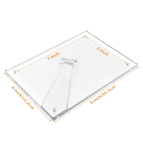 5x7 Acrylic Picture Frame 3 Pack - size: 5X7"-3Pack