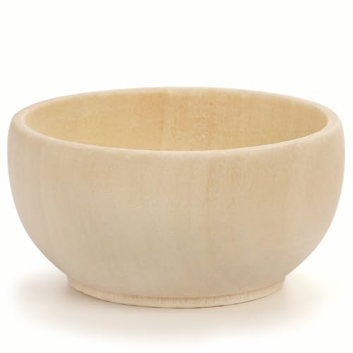 ZENFUN 20 Pack Wooden Pinch Bowls, Mini Unfinished Bowl Set for DIY Crafts, 1.5 oz Condiment Bowls, Small Round Bowl for Sorting, Dipping Sauce, Nuts, Spice, Candy, 1.1 x 2.1 Inches