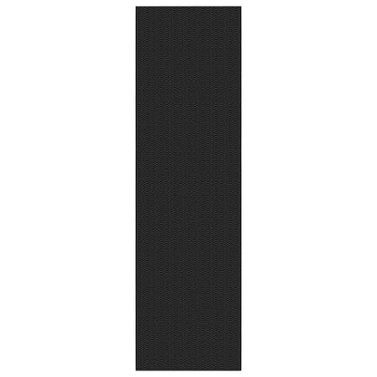 KOZYFLY 3x12 Long Runner Rug, Washable Non Slip Hallway Rug, Black/Grey - color: Black/Charcoal Grey, size: 3' x 12' (Rectangular)