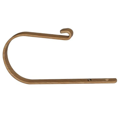 Curtain Holdbacks (Set of 2), Wall Mounted Drapery Tiebacks with Screws, Metal Decorative Window Drapery Holder Curtain Hook (Beige) - color: Beige