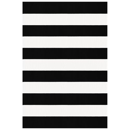 KOZYFLY Black and White Area Rug 27.5x43 Inches - color: Black and White, size: 2'4" x 3'7" (Rectangular)