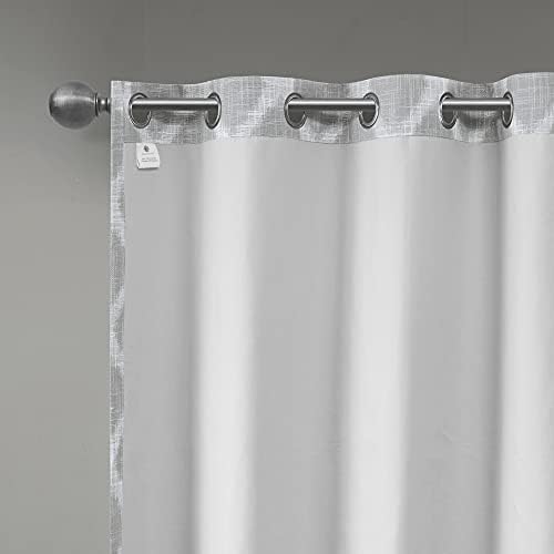 Sun Smart Blackout Window Curtains, Thermal Insulated 1 Panel 100x84 Grey - color: Grey, size: 100"W x 84"L (Pack of 1)