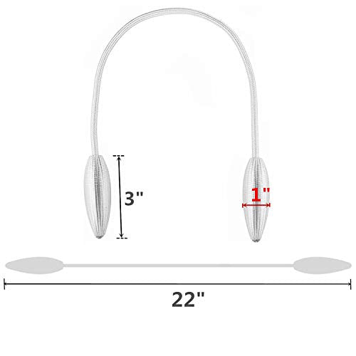 White Curtain Holdbacks Decorative Curtain Tiebacks, Set of 4 - color: White, size: 4PCS