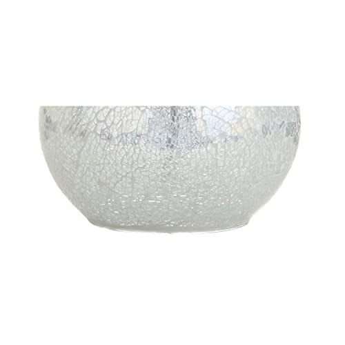 JONATHAN Y Mona Coastal Mini LED Table Lamp 20" Bedside, Mosaic White - color: White