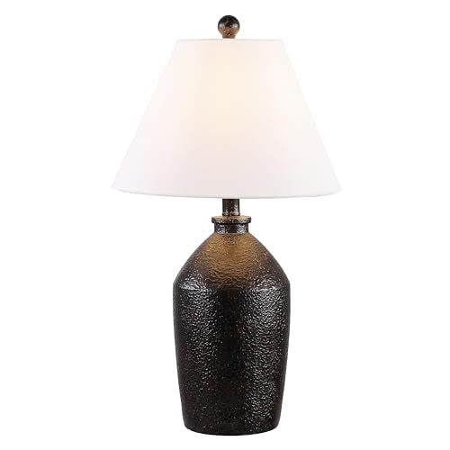SAFAVIEH Lighting Collection Selna Dark Brown Table Lamp (LED Bulb Included)