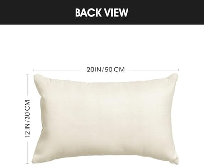 AVOIN colorlife Boho Throw Pillow Cover 12x20 Inch - size: 20" x 12" (Pack of 1)