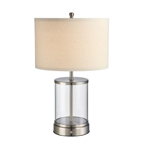 O’Bright Luma - Battery Powered Table Lamp (Brushed Nickel, 19.5-inch) - color: Brushed Nickel, size: 19.5-inch