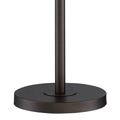 Regency Hill Seneca 56" Tall Bronze Twin Arm Gooseneck Floor Lamp
