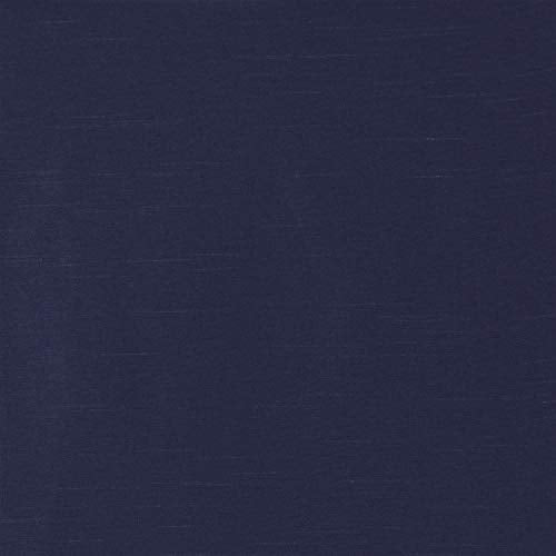 Madison Park Faux Silk Valances for Windows with Beads, 50x26 Navy - color: Navy, size: 50"W x 26"L (Pack of 1), style: Valance