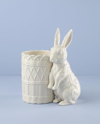 Lenox Wicker Creek Bunny Easter Porcelain Vase - style: Vase