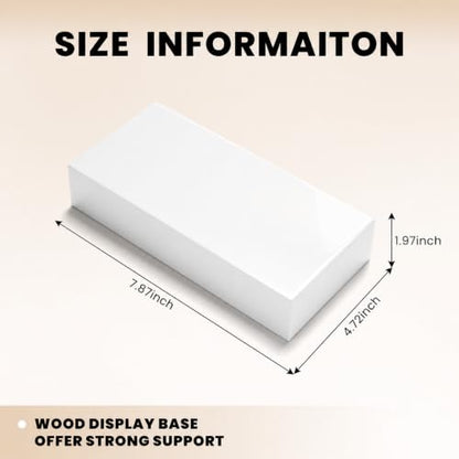 Oirlv White Display Riser for Jewelry Display,Showcase Jewelry Set Holder - color: SM05205