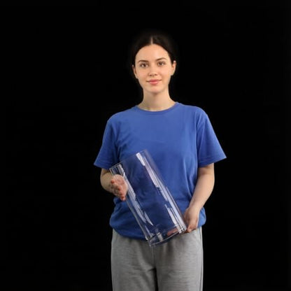 CYS EXCEL (H:12" D:6") Large Cylinder Clear Glass Vase for Wide Bouquet Flower Vase Centerpieces Display Hurricane Floating Candle Holder - size: H-12" D-6"