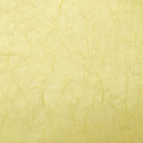 No. 918 Erica Crushed Sheer Voile Grommet Curtain Panel - color: Yellow, size: 51"W x 63"L (Pack of 1)