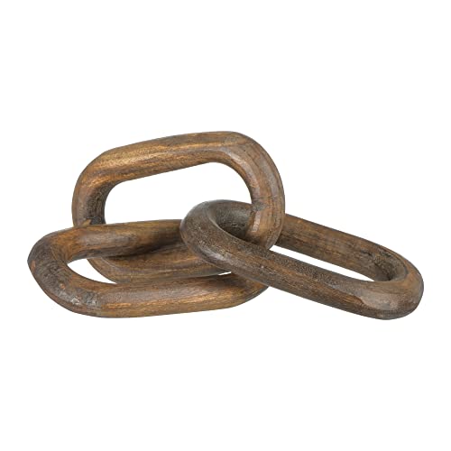 Creative Co-Op Reclaimed Wood Chain with 3 Links