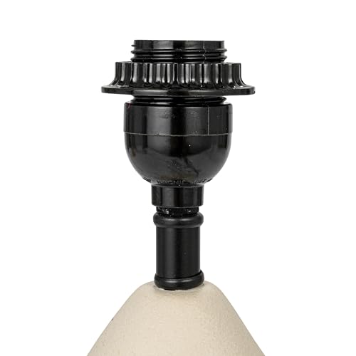 Bloomingville Ceramic Table Lamp with Volcano Finish, White