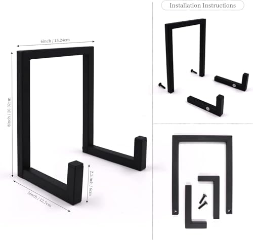 Vinyl Record Holder, 1 Pcs Metel Tabletop Record Display for Album Magazine