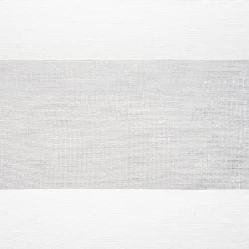 EXCLUSIVE HOME Darma Sheer Linen Rod Pocket Curtain Panel Pair, 50"x96", Dove Grey - color: Dove Grey, size: 50"W x 96"L (Pack of 2)