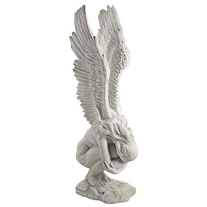 Design Toscano Remembrance and Redemption Angel Religious Indoor/Outdoor - style: LARGE REMEMBRANCE AND REDEMPTION