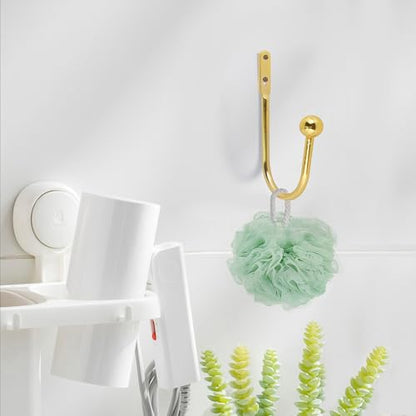 Curtain Holdback, 2 Pcs Wall Mounted Drapery Tiebacks with Screws, Gold - color: 2 Pcs, Gold