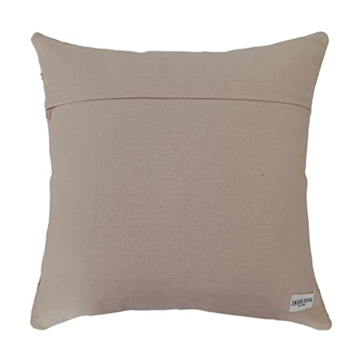 Trade Star 70% Jute 30% Wool Throw Pillow Sham 18x18 - color: Pattern 1