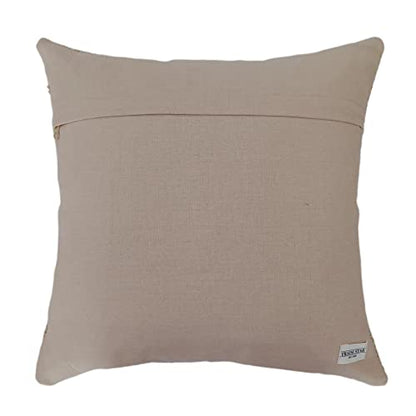 Trade Star 70% Jute 30% Wool Throw Pillow Sham 18x18 - color: Pattern 1