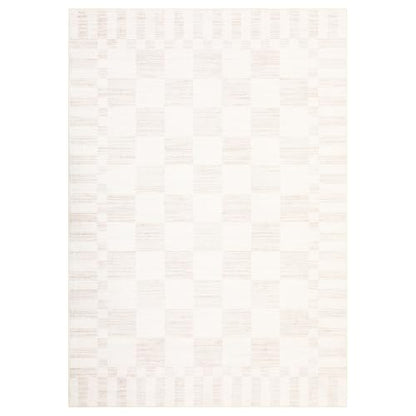 GarveeHome Beige Checkered Rug 5x7 Area Rugs Washable Checkerbroad 5x7 Rug - color: Beige, size: 5' x 7' (Rectangular)