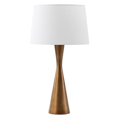 SAFAVIEH Edie Table Lamp, 25.5" Rustic Antique Brass TBL4559A