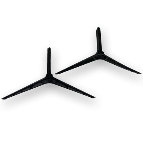 Replacement TV Stand Legs fit for Vizio 70" 75" V755-J04, Compatible with; V705-G3, V755-J04 and 4T-B70CJ1U, Tabletop Pedestal Base Mount with Screws Included, Black
