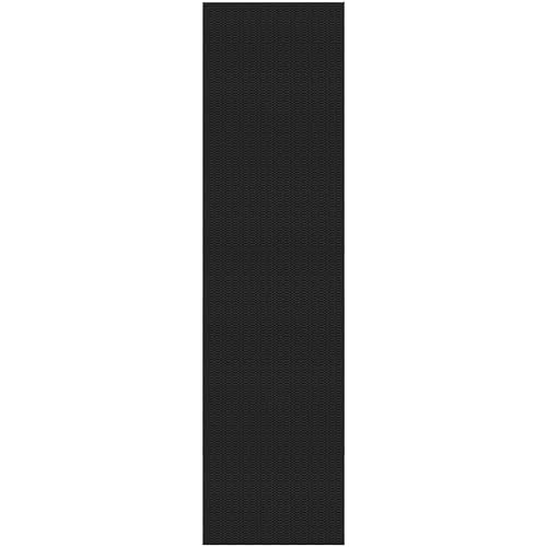 KOZYFLY 3x20 Long Runner Rug, Washable Non Slip Hallway Rug, Black/Grey - color: Black/Charcoal Grey, size: 3' x 20' (Rectangular)