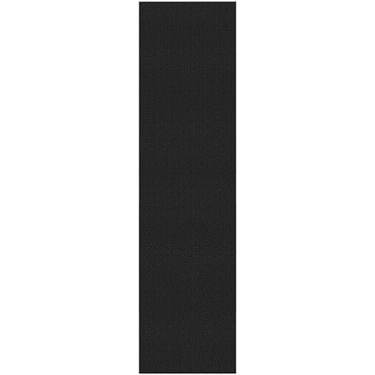KOZYFLY 3x20 Long Runner Rug, Washable Non Slip Hallway Rug, Black/Grey - color: Black/Charcoal Grey, size: 3' x 20' (Rectangular)
