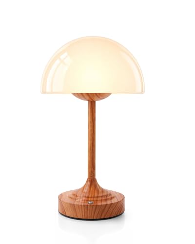UMEXUS 11.8" Modern Small Cordless Table Lamp Rechargeable Battery Operated