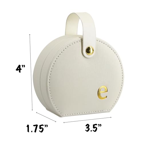COLLECTIVE HOME Small Travel Jewelry Case for Women, Detachable Handle(e) - color: e