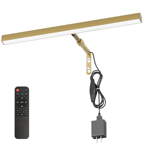 16" LED Picture Light Plug in, 5W Gold Art Light - color: Gold, size: 16 inch